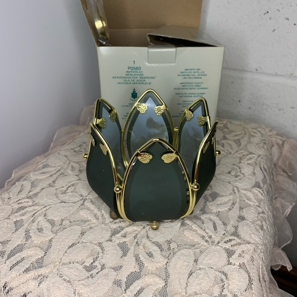 ❌SOLD🪷Partylite Waterlily Tealight Candle Holder - Picture 7 of 8